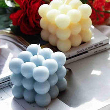 Load image into Gallery viewer, 1pc Cube Wax Fragrance Candle Bougie Rose Scented Candles Cute Wax Candles Cube Scented Candle Handmade Decorative Candle Hand Poured Scented Candle Home Decor Candle for Bedroom Aesthetic  Home Geometric Decoration Cube Wax Fragrance Candle
