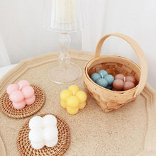 Load image into Gallery viewer, 1pc Cube Wax Fragrance Candle Bougie Rose Scented Candles Cute Wax Candles Cube Scented Candle Handmade Decorative Candle Hand Poured Scented Candle Home Decor Candle for Bedroom Aesthetic  Home Geometric Decoration Cube Wax Fragrance Candle
