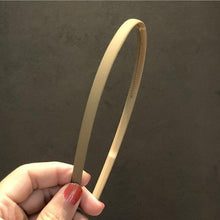 Load image into Gallery viewer, 1PC Plastic Fashion Frosted Wide Headband Hair Band Headwear Bezel Hair Accessories For Woman Satin Covered Resin Hairbands Gorgeous Hair Accessories For Women
