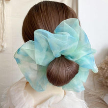Load image into Gallery viewer, 1PC Spring Summer Net Yarn Hair Bow Scrunchies Large Chiffon Women Elastic Hair Band Ponytail Holder Hair Tie Ponytail Holder Accessories for Women Girls
