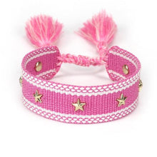 Load image into Gallery viewer, 1PC Woven Beautiful Bracelet For Men Women Adjustable Braided Friendship Bracelets Friendship Handwoven Ethnic Cotton Wrap Bracelets Knitted Bracelets Pattern For Women Girls Men
