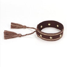 Load image into Gallery viewer, 1PC Woven Beautiful Bracelet For Men Women Adjustable Braided Friendship Bracelets Friendship Handwoven Ethnic Cotton Wrap Bracelets Knitted Bracelets Pattern For Women Girls Men
