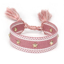 Load image into Gallery viewer, 1PC Woven Beautiful Bracelet For Men Women Adjustable Braided Friendship Bracelets Friendship Handwoven Ethnic Cotton Wrap Bracelets Knitted Bracelets Pattern For Women Girls Men

