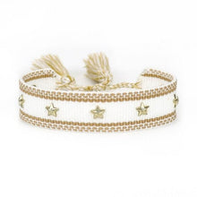Load image into Gallery viewer, 1PC Woven Beautiful Bracelet For Men Women Adjustable Braided Friendship Bracelets Friendship Handwoven Ethnic Cotton Wrap Bracelets Knitted Bracelets Pattern For Women Girls Men
