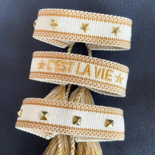 Load image into Gallery viewer, 1PC Woven Beautiful Bracelet For Men Women Adjustable Braided Friendship Bracelets Friendship Handwoven Ethnic Cotton Wrap Bracelets Knitted Bracelets Pattern For Women Girls Men

