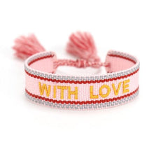 Load image into Gallery viewer, 1PC Woven Beautiful Bracelet For Men Women Adjustable Braided Friendship Bracelets Friendship Handwoven Ethnic Cotton Wrap Bracelets Knitted Bracelets Pattern For Women Girls Men
