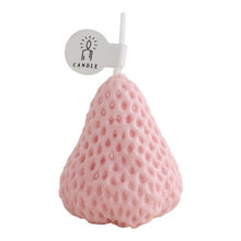 Load image into Gallery viewer, 1PC/4PCS Strawberry Decorative Aromatic Candles Strawberry Shaped Scented Candle Mini Soy Wax Candle Small Scented Candle Wax Decorative Candle for Bedroom Bathroom Decoration Parties Soy Wax Scented Candle For Birthday Wedding Candle
