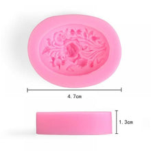 Load image into Gallery viewer, 1pcs Cake Fondant Silicone Mold Lace Flower Cake Border Sugarcraft Pastry Mold Bakeware Kitchen Baking Decorating Tool Silicone Fondant Cake Decoration Mould Round Pearls Bubbles Molds Rope Bead Border Mold Chain Mold Gum Pastry Sugar Craft Chocolate Clay
