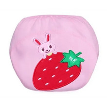 Load image into Gallery viewer, 1Pcs Cute Baby Diapers Reusable Nappies Cloth Diaper Washable Cotton Training Pants Panties
