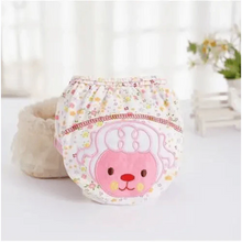 Load image into Gallery viewer, 1Pcs Cute Baby Diapers Reusable Nappies Cloth Diaper Washable Cotton Training Pants Panties
