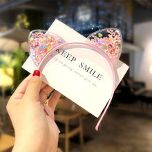 Load image into Gallery viewer, 1Pcs Cute Cat Ears Headband Baby Girls Hairband Korean Children Princess Kids Gift Hair Band Props Party Girls Gorgeous Hair Accessories For Women
