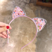 Load image into Gallery viewer, 1Pcs Cute Cat Ears Headband Baby Girls Hairband Korean Children Princess Kids Gift Hair Band Props Party Girls Gorgeous Hair Accessories For Women

