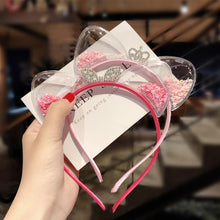 Load image into Gallery viewer, 1Pcs Cute Cat Ears Headband Baby Girls Hairband Korean Children Princess Kids Gift Hair Band Props Party Girls Gorgeous Hair Accessories For Women
