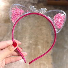 Load image into Gallery viewer, 1Pcs Cute Cat Ears Headband Baby Girls Hairband Korean Children Princess Kids Gift Hair Band Props Party Girls Gorgeous Hair Accessories For Women
