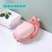 Load image into Gallery viewer, 1Pcs Faucet Shape Draining Soap Dish Portable Bathroom Products Double Layer 3Colors Eco-friendly Soap Box Draining Soap Dish Sponge Holder Soap Container with Waterfall Spout for Bathroom Shower Kitchen Sink
