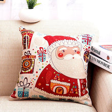 Load image into Gallery viewer, 1Pcs Happy New Year Christmas Decorations Pillows Cover Merry Christmas Throw Cushion Covers Tree Reindeer Star Pillow Case For Party Home Decoration 45x45CM
