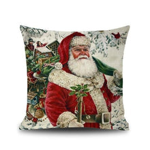 Load image into Gallery viewer, 1Pcs Happy New Year Christmas Decorations Pillows Cover Merry Christmas Throw Cushion Covers Tree Reindeer Star Pillow Case For Party Home Decoration 45x45CM

