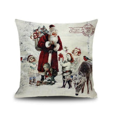 Load image into Gallery viewer, 1Pcs Happy New Year Christmas Decorations Pillows Cover Merry Christmas Throw Cushion Covers Tree Reindeer Star Pillow Case For Party Home Decoration 45x45CM
