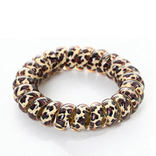 Load image into Gallery viewer, 1Pcs Leopard Women Hair Accessories Ladies Telephone Cord Hair Tie Lady Scrunchies Ponytail Hair Female Girl Holder Rope Girls Ponytail Holder Accessories Pack

