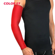 Load image into Gallery viewer, 1Pcs Professional Sports Elastic Arm Guard Compression Arm Sleeves For Bike Motorcycle Basketball Volleyball Arm Sleeves Armband Sport Elbow Pads Arm Warmers Outdoor Workout Arm Cover
