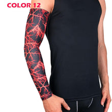 Load image into Gallery viewer, 1Pcs Professional Sports Elastic Arm Guard Compression Arm Sleeves For Bike Motorcycle Basketball Volleyball Arm Sleeves Armband Sport Elbow Pads Arm Warmers Outdoor Workout Arm Cover
