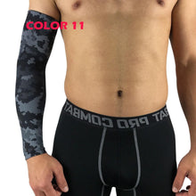 Load image into Gallery viewer, 1Pcs Professional Sports Elastic Arm Guard Compression Arm Sleeves For Bike Motorcycle Basketball Volleyball Arm Sleeves Armband Sport Elbow Pads Arm Warmers Outdoor Workout Arm Cover
