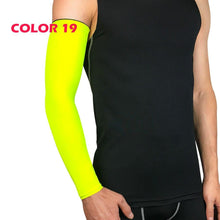 Load image into Gallery viewer, 1Pcs Professional Sports Elastic Arm Guard Compression Arm Sleeves For Bike Motorcycle Basketball Volleyball Arm Sleeves Armband Sport Elbow Pads Arm Warmers Outdoor Workout Arm Cover
