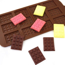 Load image into Gallery viewer, 1PCS Silicone Mold 12 Cells Chocolate Mold Fondant Candy Bar Mould Cake Mode Decoration Kitchen Baking Accessories Silicone Break Apart Chocolate Molds Candy Protein Bar Silicone Mold
