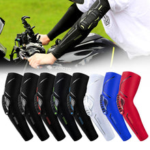 Load image into Gallery viewer, 1Piece Sports Elbow Support Pads Breathable Arm Compression Shield Shape Crash Proof Elbow Pads Arm Sleeve Compression Sleeve For Outdoor Sports Running Basketball Football Volleyball Arm Cover
