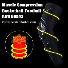Load image into Gallery viewer, 1Piece Sports Elbow Support Pads Breathable Arm Compression Shield Shape Crash Proof Elbow Pads Arm Sleeve Compression Sleeve For Outdoor Sports Running Basketball Football Volleyball Arm Cover
