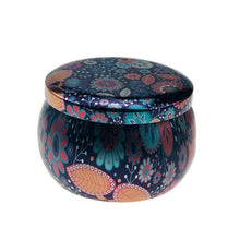 Load image into Gallery viewer, 1Pieces Tin Jars Scented Candles Candle Tins Empty Candle Jars with Lids Scented Candle Containers Making Candles Kit Holder For Soy Wax Dry Storage With Flowers Can Fragrance Scented Candle Natural Soy Wax For Dry Storage Spices And Sweets
