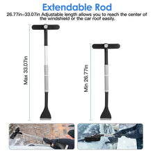 Load image into Gallery viewer, 2-in-1 Automobile Snow Shovel Frost Removal with 360¬∞ Pivoting Brush Head
