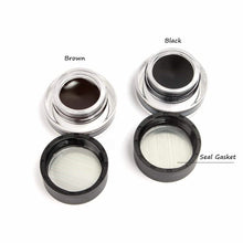 Load image into Gallery viewer, 2-in-1 Black and Brown Gel Eyeliner Set
