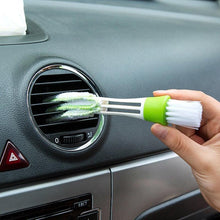 Load image into Gallery viewer, 2 In 1 Car Air-Conditioner Outlet Cleaning Tool Multi-purpose Dust Brush Car Accessories Interior Multi-purpose Brush Cleaning Automotive Air Conditioner Cleaner Brush Dust Collector Cleaning Cloth Tool Hand Held Magic Brush Blind Duster for Cars
