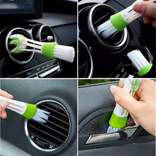 Load image into Gallery viewer, 2 In 1 Car Air-Conditioner Outlet Cleaning Tool Multi-purpose Dust Brush Car Accessories Interior Multi-purpose Brush Cleaning Automotive Air Conditioner Cleaner Brush Dust Collector Cleaning Cloth Tool Hand Held Magic Brush Blind Duster for Cars
