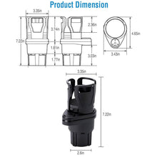 Load image into Gallery viewer, 2-in-1 Car Cup Holder Extender
