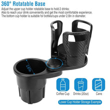 Load image into Gallery viewer, 2-in-1 Car Cup Holder Extender
