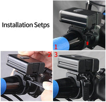 Load image into Gallery viewer, 2 in 1 Cycling Bike Headlight Taillight Front And Rear Bicycle Lights LED Flash USB Helmet Light Lamp Bicycle Front Light-Sensitive Headlight And Back Rear Taillight Bike Helmet Light For Men
