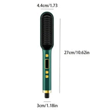 Load image into Gallery viewer, 2-in-1 Electric Hair Straightener Brush Curling Comb
