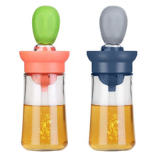 Load image into Gallery viewer, 2-in-1 Glass Olive Oil Dispenser with Silicone Dropper
