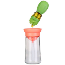 Load image into Gallery viewer, 2-in-1 Glass Olive Oil Dispenser with Silicone Dropper
