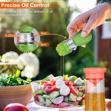Load image into Gallery viewer, 2-in-1 Glass Olive Oil Dispenser with Silicone Dropper
