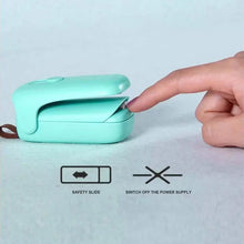 Load image into Gallery viewer, 2-in-1 Heat Sealer and Cutter Mini Bag Sealer
