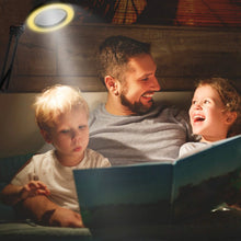 Load image into Gallery viewer, 2-in-1 LED Magnifier Desk Lamp with 8x Magnifying Glass
