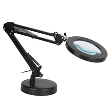 Load image into Gallery viewer, 2-in-1 LED Magnifier Desk Lamp with 8x Magnifying Glass
