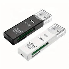 Load image into Gallery viewer, 2-in-1 Multi Card Reader USB 3.0 Micro SD TF Card Memory Flash Drive Adapter

