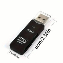 Load image into Gallery viewer, 2-in-1 Multi Card Reader USB 3.0 Micro SD TF Card Memory Flash Drive Adapter
