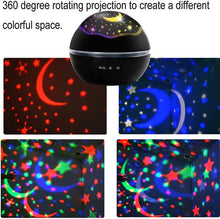 Load image into Gallery viewer, 2-in-1 Ocean Star Night Light Projector Lamp 360 Degree Rotating
