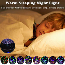 Load image into Gallery viewer, 2-in-1 Ocean Star Night Light Projector Lamp 360 Degree Rotating
