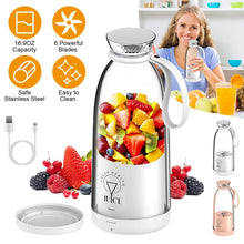 Load image into Gallery viewer, 2-in-1 Portable Fruit Blender Rechargeable

